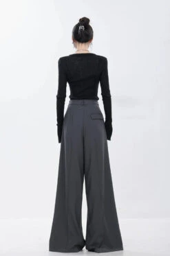 High Waist Wide Leg Multi-Pleated Trousers 21 High Waist Wide Leg Multi-Pleated Trousers -Modern Wear Shop 20db3f589ea1e32da1d844b5d83d5755