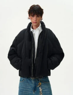 Stand Collar Quilted Oversized Puffer Jacket -Modern Wear Shop 21737ce0ab9888c8d62518b978d51b4b