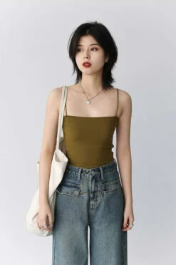 Slim Spaghetti Strap Top -Modern Wear Shop 23d9559d0521ebdc24cbf250b5595d4d