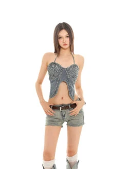 Skinny Denim Cutoff Shorts With Studs -Modern Wear Shop 2470fbab0ceec13e050b602e30980d5d 38f94e50 3f56 4c36 b565 37c662510133