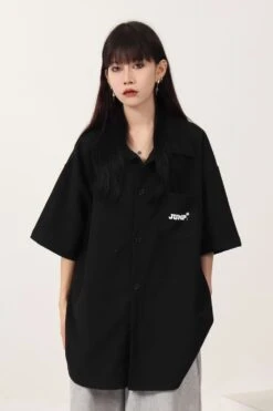Waffle Texture Oversized Button Shirt 20 Waffle Texture Oversized Button Shirt -Modern Wear Shop 26e1f43e932e1a7cfbb78cc890d31eca