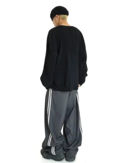 Oversized Ribbed V-Neck Pullover Long Sleeve Tee 13 Oversized Ribbed V-Neck Pullover Long Sleeve Tee -Modern Wear Shop 26f3387ffedcfcf9bb79a6529949c985