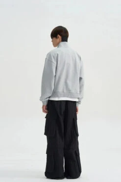 Mock Neck Drop Shoulder Zip Jacket 39 Mock Neck Drop Shoulder Zip Jacket -Modern Wear Shop 26f3ac0aceef4441fd348afe1ec9fbc6