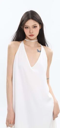 Low Neck Maxi Dress -Modern Wear Shop 27567b87144fc03cfab72c64663caf7d