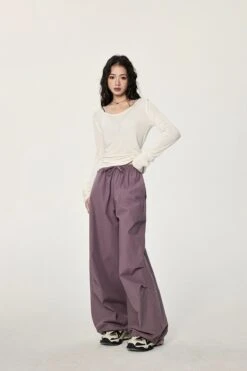 Long Sleeve Scoop Neck Soft Jersey Top -Modern Wear Shop 27d3fbde7d8cf5116fdb951a432ea5b8