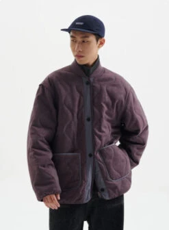 Quilted Drop Shoulder Button Jacket With Front Pockets 38 Quilted Drop Shoulder Button Jacket With Front Pockets -Modern Wear Shop 285e0dc8a9f3635655a851bd76975887