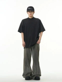 Oversized Semi-Funnel Crewneck Tee -Modern Wear Shop 28a9d4d73ea15a846c03dfd334657654