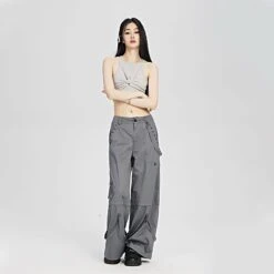 Skinny Twist Layer Detail Tank Crop Top -Modern Wear Shop 29b55bd411f716a04657809a6eae9a4e