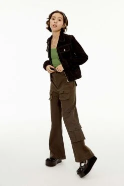 Contrast Stitch Denim Zip Jacket -Modern Wear Shop 29cc011d21a8f443c5a557badf3cb279