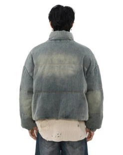 Sandlbast Denim Puffer Mid Crop Jacket 14 Sandlbast Denim Puffer Mid Crop Jacket -Modern Wear Shop 29da40a030bea94614c91b86da634067