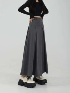 Tiered Pleated Midi Skirt -Modern Wear Shop 2a6cf1b08ebb1a6b63e658aa22410419