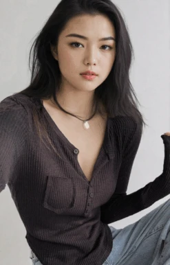 Extra Slim Ribbed Henley Tee 27 Extra Slim Ribbed Henley Tee -Modern Wear Shop 2aqdunhWO5offG5 XMzFvQ