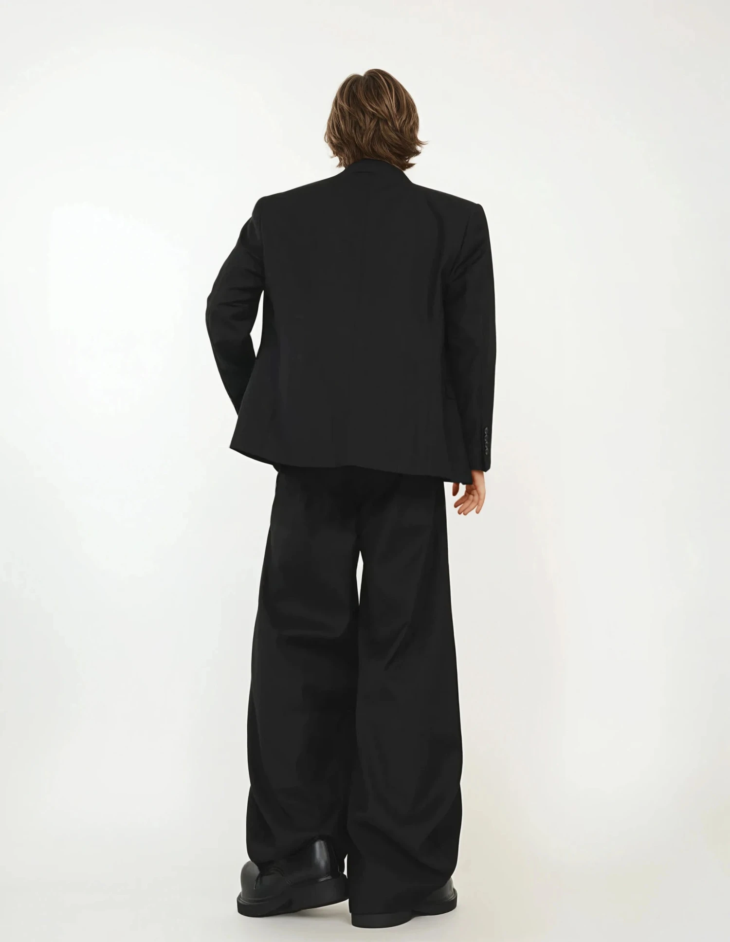 Single-Breasted Tailored Blazer With Notch Lapel And Pockets 10 Single-Breasted Tailored Blazer With Notch Lapel And Pockets - Image 10