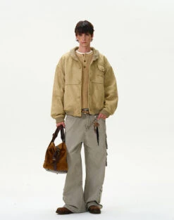 Oversized Suede Bomber Jacket With Button Pocket 26 Oversized Suede Bomber Jacket With Button Pocket -Modern Wear Shop 2bc15b335947a618671f109a41122f12