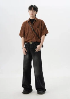 Textured Cable Knit Button-Up Shirt -Modern Wear Shop 2c8a72b2b9a4d2dbdac98b1416f64790