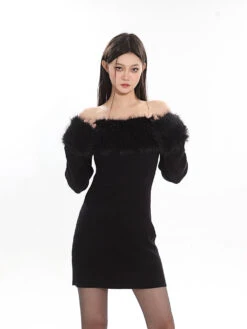 Off-Shoulder Faux Fur Trim Mini Dress -Modern Wear Shop 2c91efd05ab118af96aa5644eefeff17 aa0211e1 f74b 4709 9c7d 6ebe087fb863
