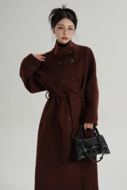 Oversized Double-Breasted Panelled Long Coat 20 Oversized Double-Breasted Panelled Long Coat -Modern Wear Shop 2f3c7ebade41225d6170839a6f746487