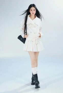 Double-Breasted Cropped Trench Coat With Belt Detail -Modern Wear Shop 2f93d4846ddc84921b42a2809cf7a959 1