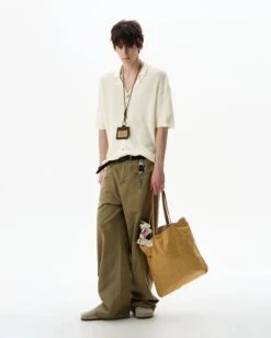 Textured Cable Knit Button-Up Shirt With Spread Collar -Modern Wear Shop 2fd41f43eeda03942b3752ea9a09586a