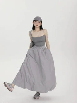 High-Waisted Balloon Maxi Skirt With Pockets 16 High-Waisted Balloon Maxi Skirt With Pockets -Modern Wear Shop 30f71b9522201b09bca2842cfea96168