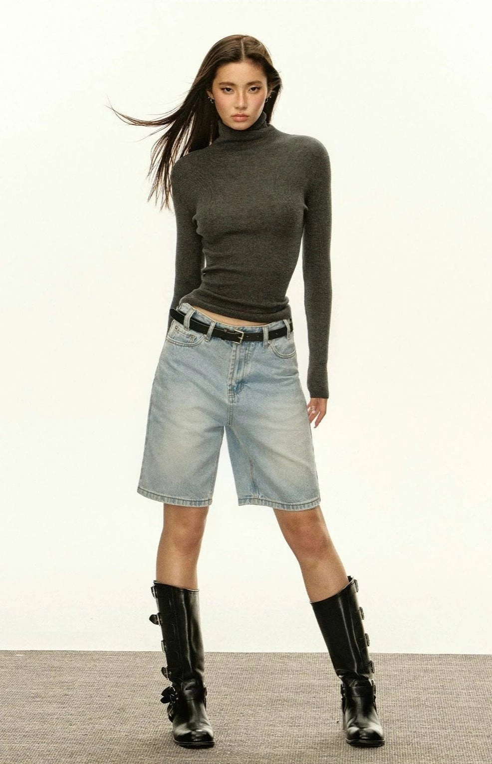 Slim Ribbed Turtleneck Sweater 8 Slim Ribbed Turtleneck Sweater - Image 8