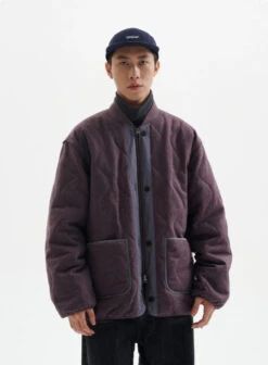 Quilted Drop Shoulder Button Jacket With Front Pockets 35 Quilted Drop Shoulder Button Jacket With Front Pockets -Modern Wear Shop 3475efcb3c3b6268c648d2d843bbc202