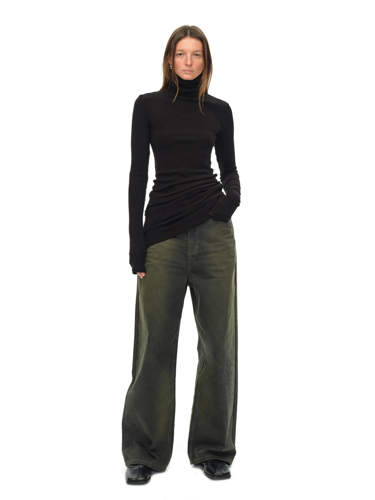 Slim Turtleneck Long Knit Lightweight Sweater 10 Slim Turtleneck Long Knit Lightweight Sweater - Image 10