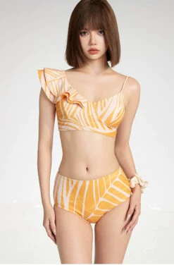 Abstract Print Two-Piece Swimsuit With Sarong -Modern Wear Shop 3af7dedfa7b365cc6d3f5c0d161d0ad4