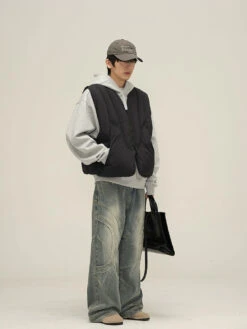 Vintage Sand Wash Wide-Leg Jeans With Stitch Detail 26 Vintage Sand Wash Wide-Leg Jeans With Stitch Detail -Modern Wear Shop 3b664a15da00e61bfbcb1ddd9b5b8c4f