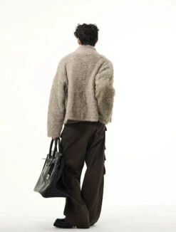 Mid-Crop Faux Fur Stand Collar Zip Jacket -Modern Wear Shop 3bb5df50999faa0fdd33adeebc0f875a