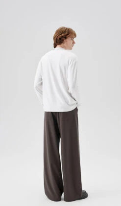 Wide Leg Pleated Trousers With Button Details 20 Wide Leg Pleated Trousers With Button Details -Modern Wear Shop 3c0d1dff807bf6c08f0f8a9a2c0eed26