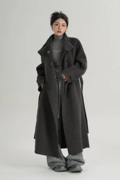 Oversized Double-Breasted Panelled Long Coat 27 Oversized Double-Breasted Panelled Long Coat -Modern Wear Shop 3cd11e7678c3e857cc1ce710eac6322a