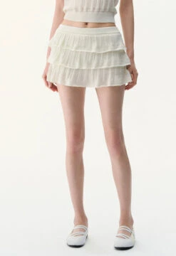 Sleeveless Knit Crop Polo Top And Tiered Mini Skirt Two-Piece Set -Modern Wear Shop 3e1fc38d128b43e9d91965e9c4cbf76e