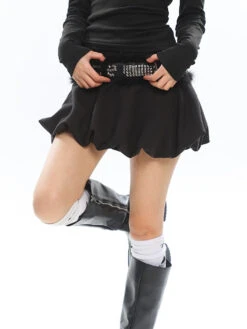 Low-Pleat Bubble Balloon Mini Skirt 35 Low-Pleat Bubble Balloon Mini Skirt -Modern Wear Shop 3fba5417a94753a8c3b11d5c3a29d431