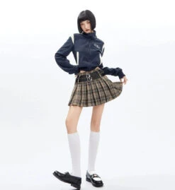 Plaid Pleated Double-Belted Mini Skirt 19 Plaid Pleated Double-Belted Mini Skirt -Modern Wear Shop 4036bde812c8bfbdfd21a9e96e6b9d1d