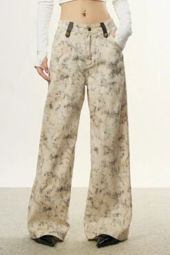 Snake Print Mid Waist Wide Leg Pants -Modern Wear Shop 403ff277ccd03a4a4f75ffb7e68b15fa