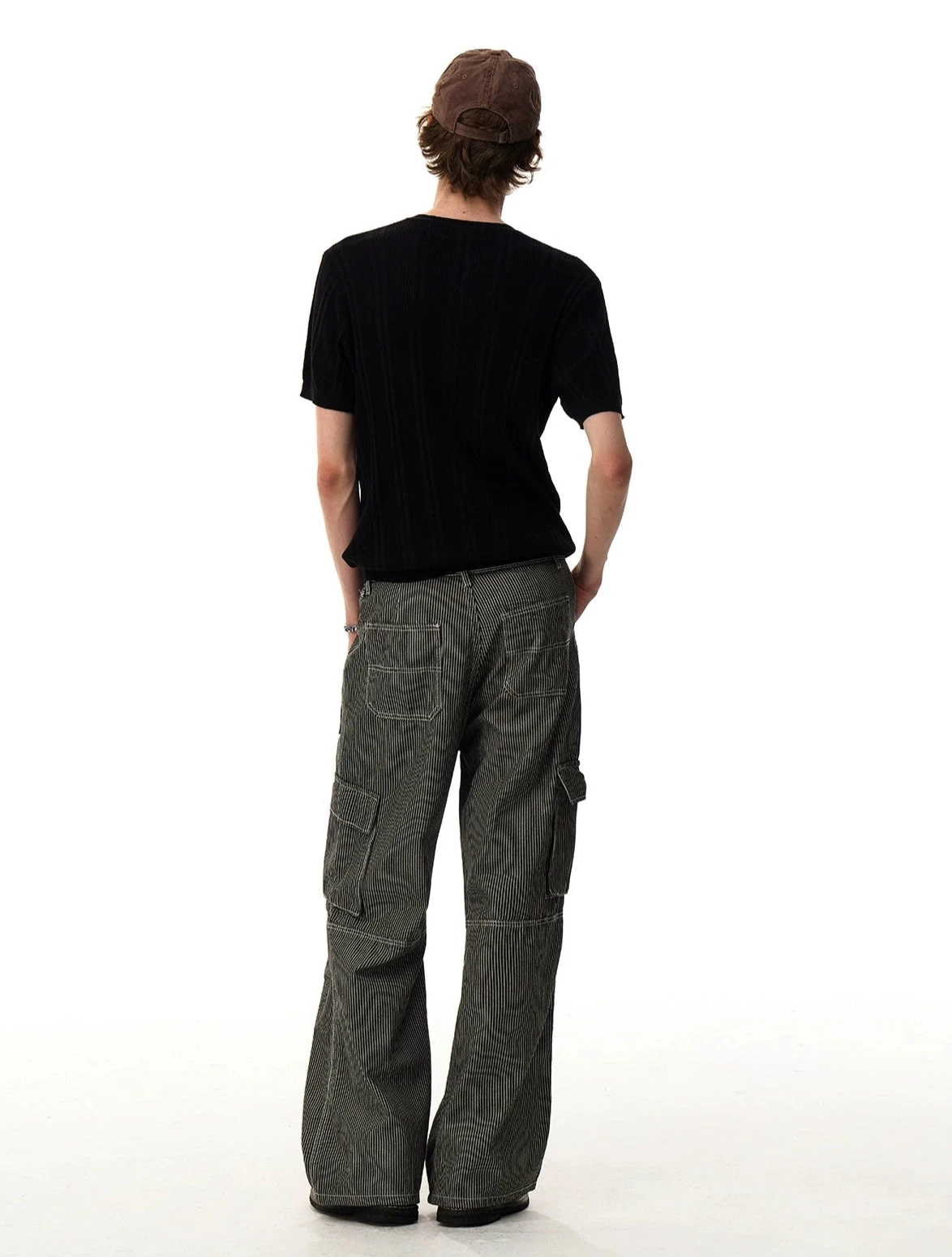 Ribbed Knit Half Button Short Sleeve Shirt 15 Ribbed Knit Half Button Short Sleeve Shirt - Image 15