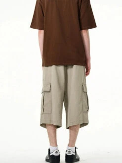 Cargo Pocket Knee-Length Capri Shorts -Modern Wear Shop 40fdc028d1320e5d0ae7206dc6dd52cc