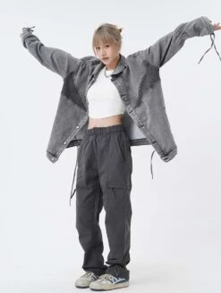 Detailed Stitching Lightweight Pants -Modern Wear Shop 445d83f7b675a231ec5f98db6dfb5b31