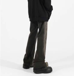 Diagonal Zip Faded Jeans -Modern Wear Shop 46237296f3fb4becb6389e5f082944e0