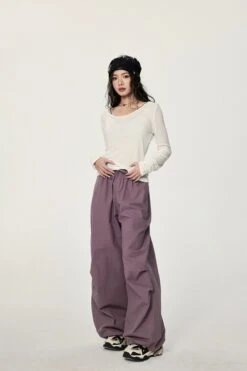 Long Sleeve Scoop Neck Soft Jersey Top -Modern Wear Shop 489e665924d2deec8809b93494d68feb