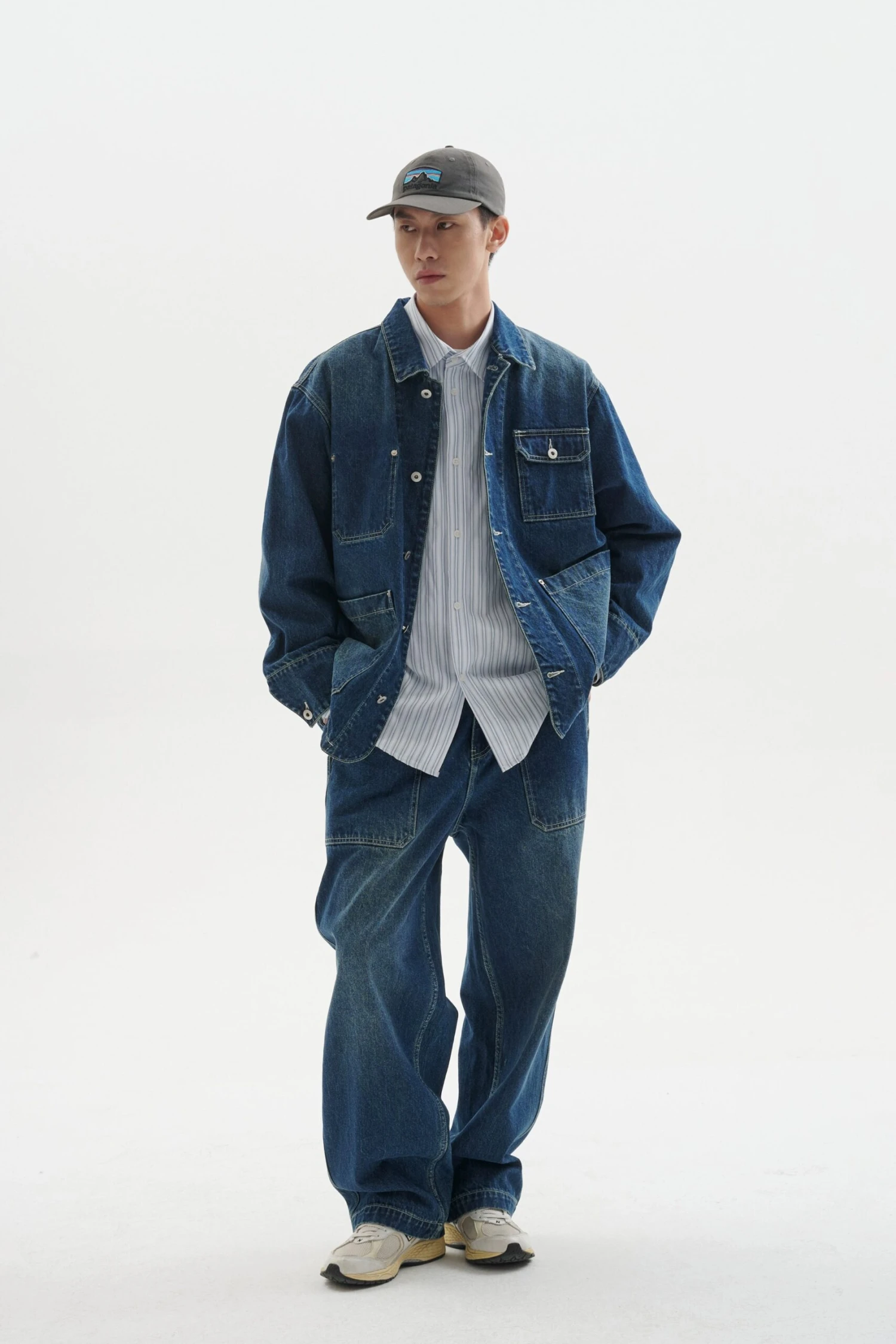 Vintage Washed Denim Jacket With Multi Pockets 8 Vintage Washed Denim Jacket With Multi Pockets - Image 8