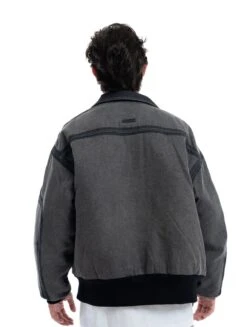 Contrast Stitch Denim Cargo Jacket With Flap Pockets -Modern Wear Shop 4a0d249c059d25836dc0e3f95217014c