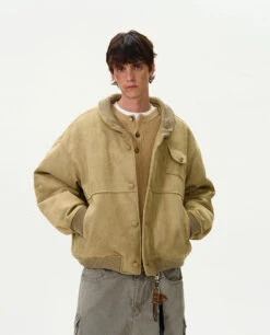 Oversized Suede Bomber Jacket With Button Pocket 18 Oversized Suede Bomber Jacket With Button Pocket -Modern Wear Shop 4e72fd5c5ec06db32c34cfcd953a72e4