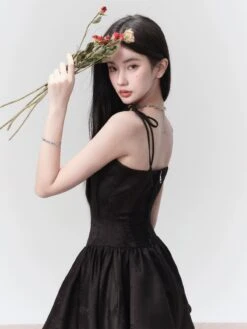 Floral Jacquard Corset Bodice Mini Dress With Bow Detail -Modern Wear Shop 51217cbfbeaf12f829fa9b5d1a21d0c9