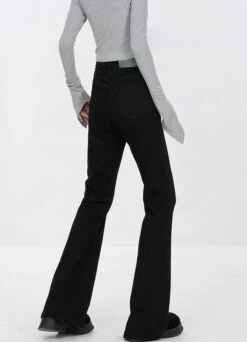 Skinny Flared Denim Jeans With Waist Stitch Detail -Modern Wear Shop 52b975de5dbfad3bf5bc39b58603a9bb