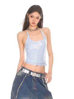 Sequin Halter Low-Cut Crop Top 25 Sequin Halter Low-Cut Crop Top -Modern Wear Shop 53246a2c0925e9a6b69515ed80a1a77a ac584d4e 8897 48bf b7ba 660b396fb802