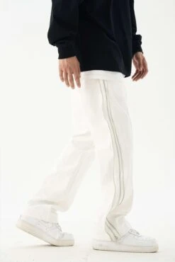 Double Side Zip Straight Pants -Modern Wear Shop 53fe5cd5063c6b1e9a9635667f490ced