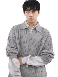 Collared Cutout Open Knit Sweater Top -Modern Wear Shop 544e2a9e88d2da7bf665e44c13dc518f 215204ae 2c3c 4c37 8078 4b733ddb0b0b