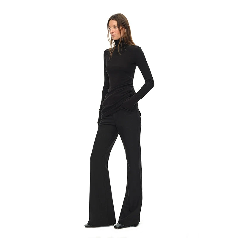 Slim Turtleneck Long Knit Lightweight Sweater 4 Slim Turtleneck Long Knit Lightweight Sweater - Image 4